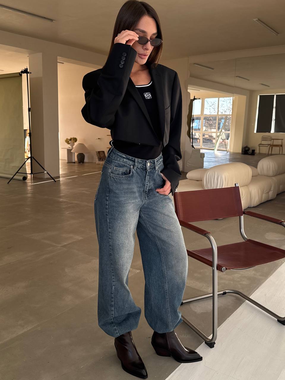 Ковбойки у насичено-винному кольорі