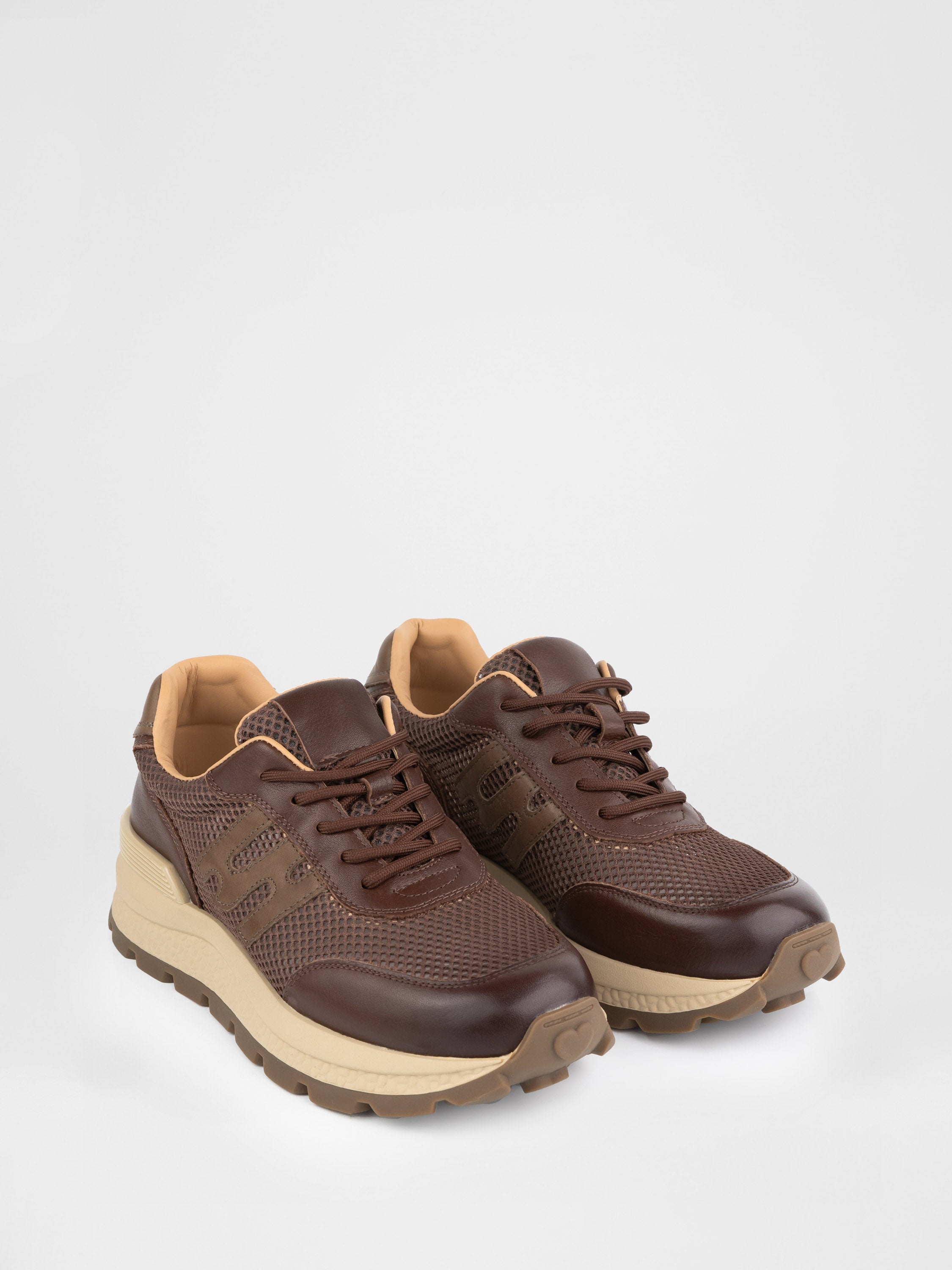 Кросівки FOURS у коричневому відтінку