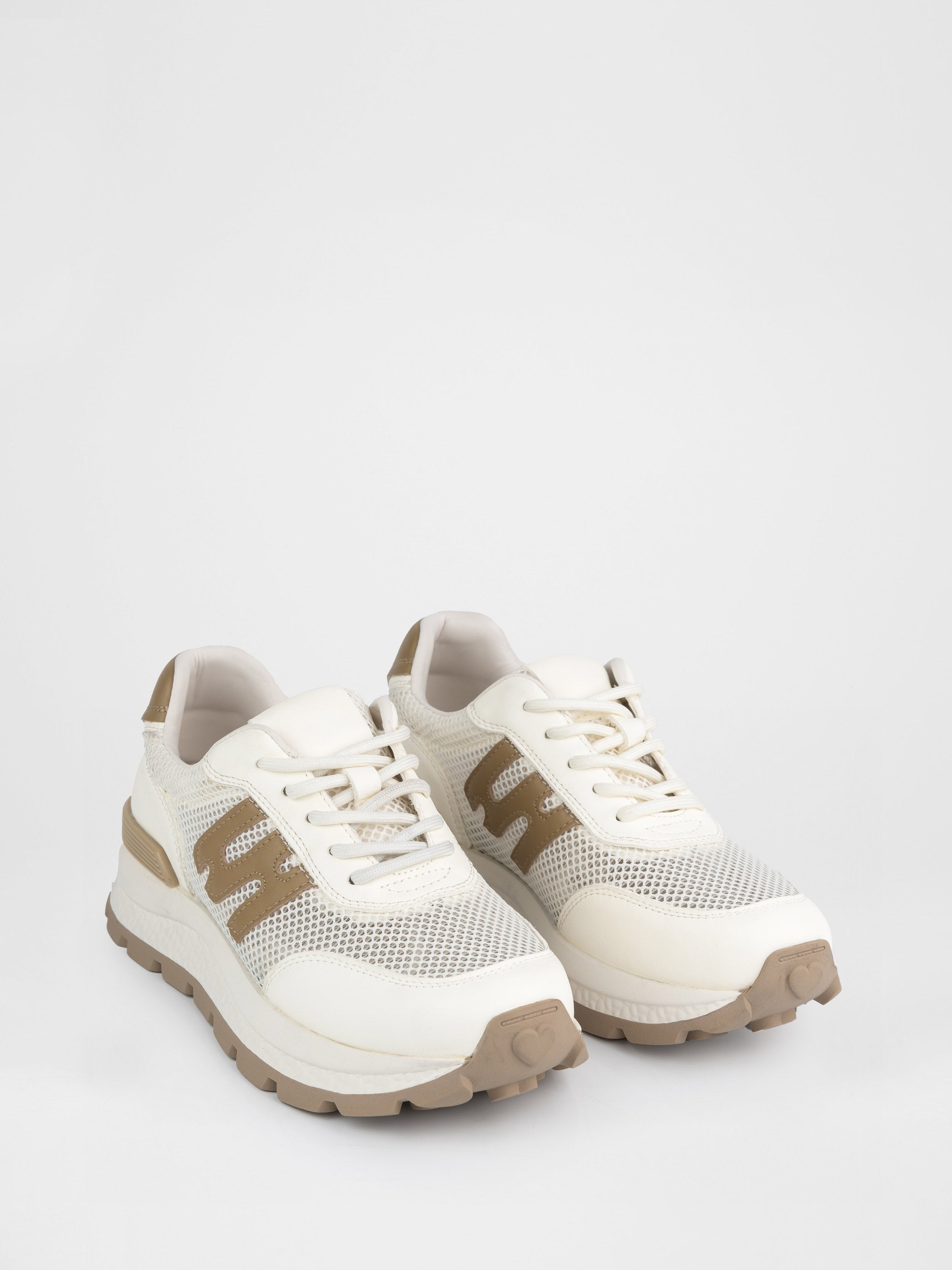 Кросівки FOURS у бежевому відтінку