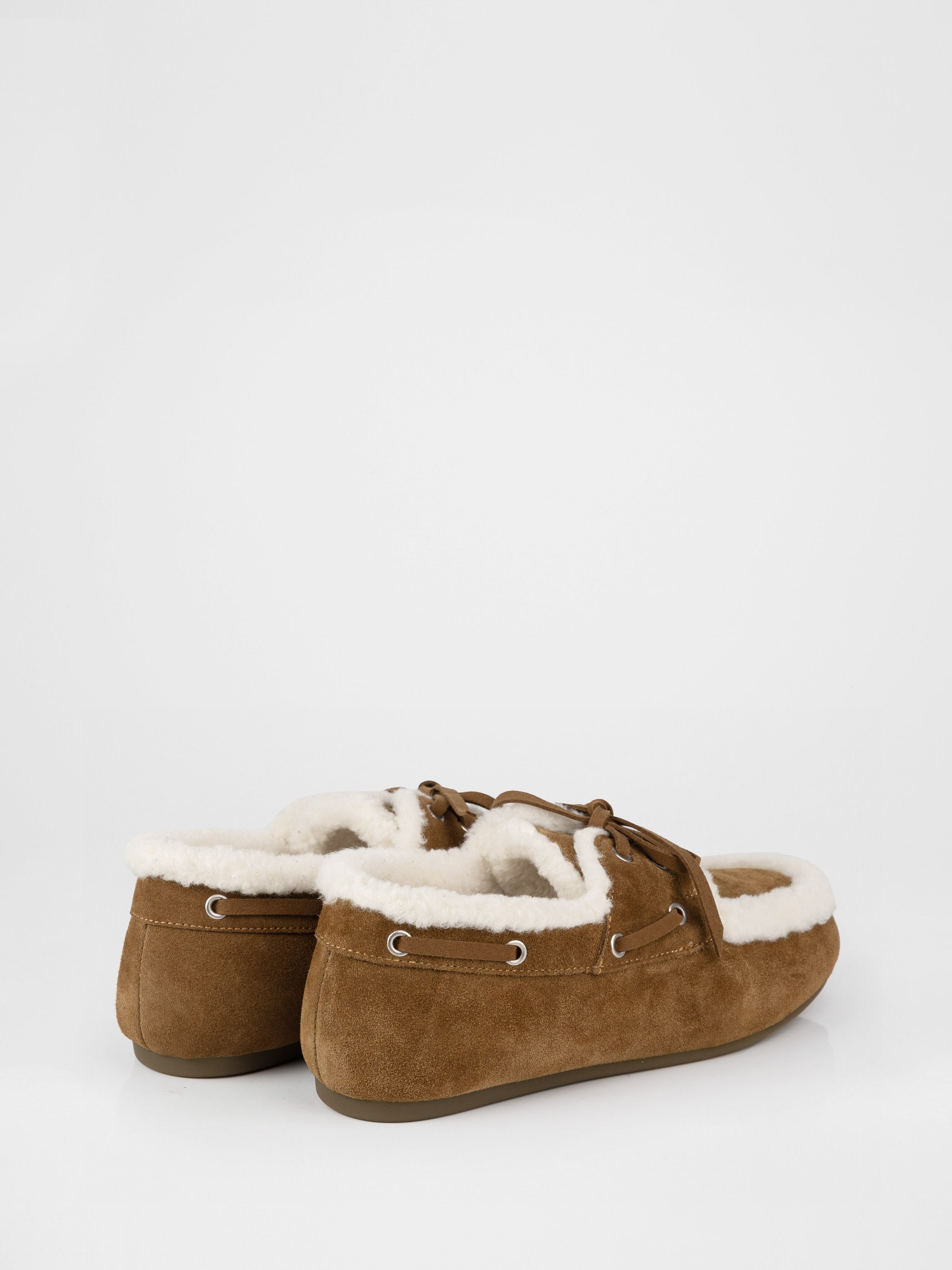 Лофери хутряні у кольорі карамель