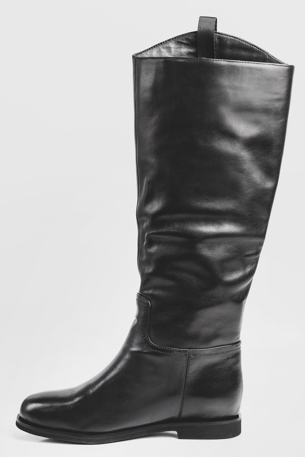 Кожаные сапоги Трубы