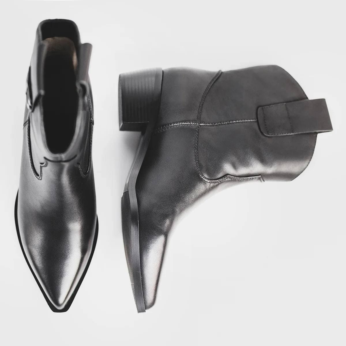 Черевики Ковбойки з натуральної шкіри чорні