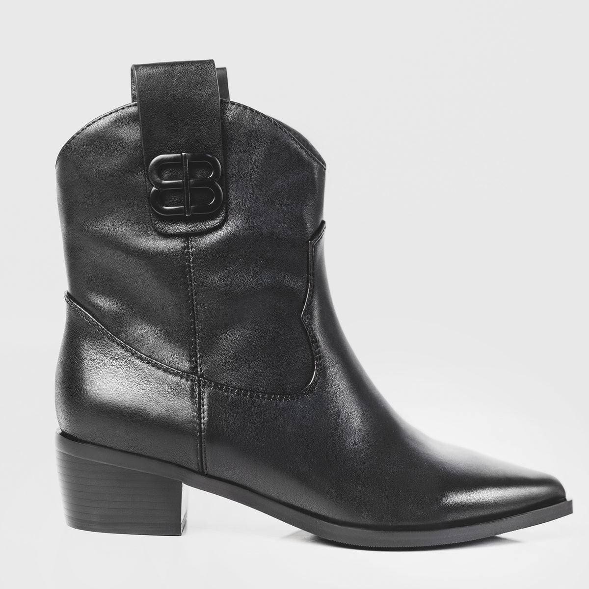 Черевики Ковбойки з натуральної шкіри чорні