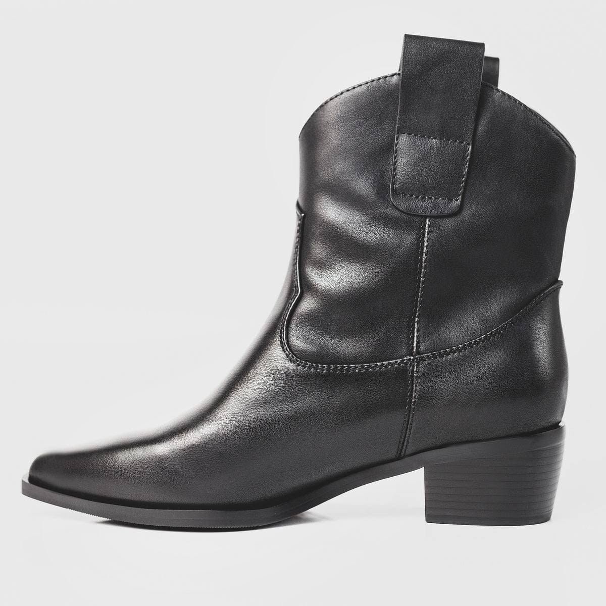 Черевики Ковбойки з натуральної шкіри чорні