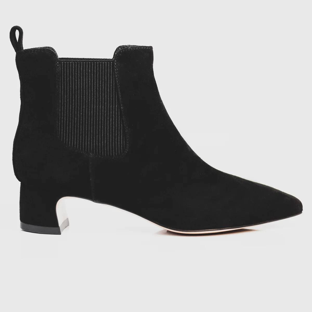 Ботильйони на підборах замшеві