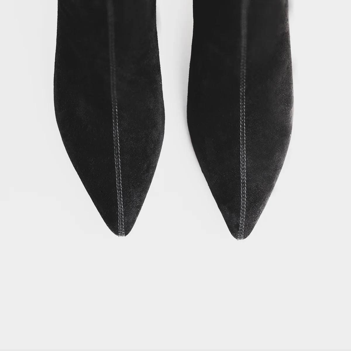 Ботильйони на підборах замшеві