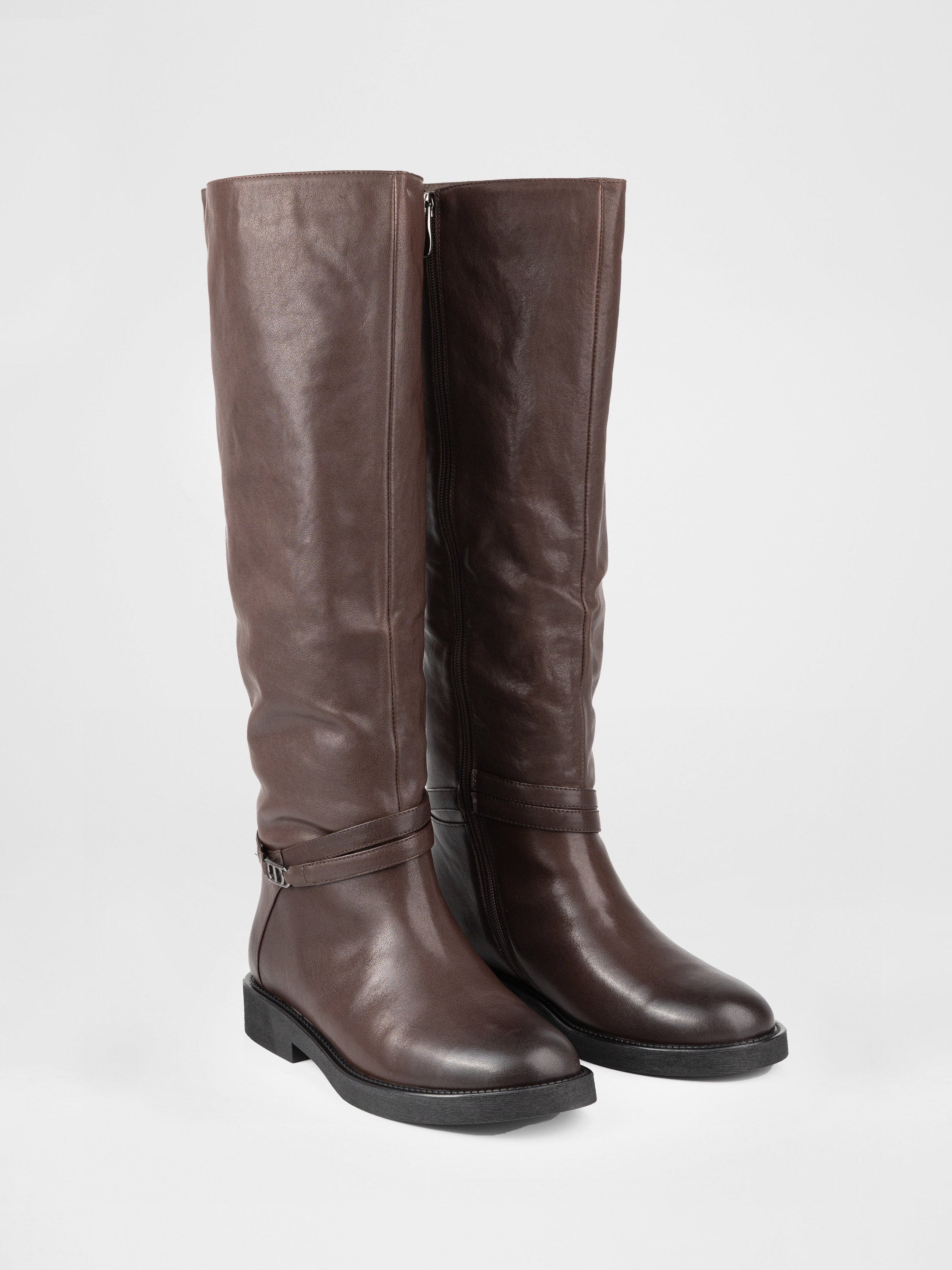 Шкіряні Труби у шоколадному кольорі